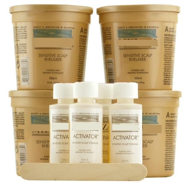 Mizann Sensitive Scalp Relaxer 4 Application Kit