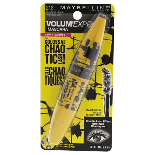 Maybelline New York Volum'Express the Colossal Chaotic Lash Mascara 0.33 Fluid Ounce