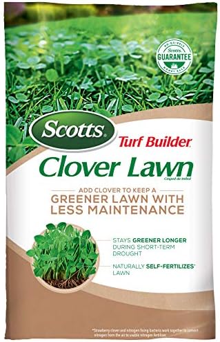 Scotts Turf Builder Clover Lawn, Greener Lawn with Less Maintenance, 2 lbs.