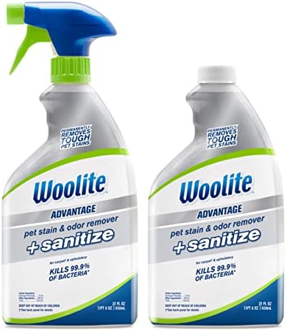 Bissell Wooliteยฎ Advantage Pet Stain & Odor Remover + Sanitize, 3327