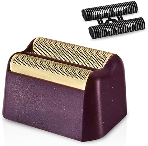 Professional 5-Star Series Finale Shaver Replacement Foil & Shaving Bar Assembly Compatible with Wahl Shaver Models 7031-100,7043-100 Ultra Close Shaving Replacement Cartridges, Gold
