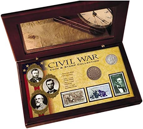 American Coin Treasures Civil War Coin & Stamp Collection Boxed Set