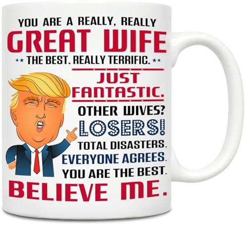 GIFTSFARM Gifts for Wife from Husband - Wedding Anniversary for Women, Birthday, Mothers Day, Valentines, Christmas Wife Gifts for Her, Romantic Love Gift for Wifey - 11 Oz Mug