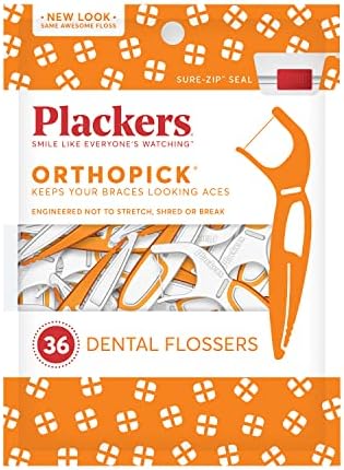 Plackers Ortho Picks Size 36ct Pack of 6