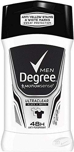 Degree Ultra Clear Black+White Antiperspirant Deodorant Stick 2.7 oz (Pack of 7)