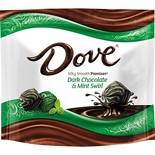 DOVE PROMISES Dark Chocolate Mint Swirl Candy Bag, 7.61 oz