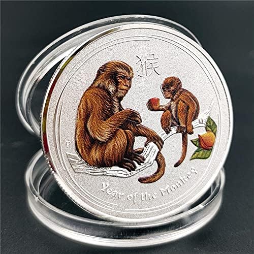 Ada Crypto Coin Cryptocurrency Favorite Coin Australia Year of The Monkey Australian Zodiac Coin Retro Coin Commemorative Coin Collection Lucky Coin