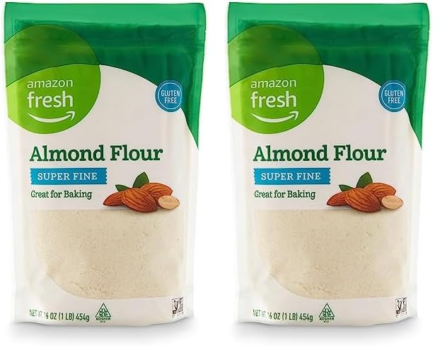 Amazon Fresh, Almond Flour, Gluten Free, 16 Oz (Pack of 2)