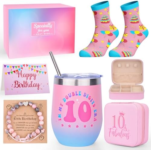 10 Year Old Girl Birthday Gifts, Best 10th Birthday Gifts for Teen Girls, Double Digits Girls 10th Birthday Gifts Ideas, 10 Year Old Girl Birthday Easter Gifts for Daughter Niece Granddaughter