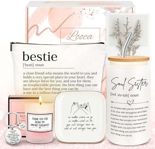 Best Friend Birthday Gifts for Women Friendship Gifts for Women Bestfriend Birthday Gifts for Best Friend Woman Soul Sister Gifts for Women Bestie Birthday Gifts for Women Bff Close Friends Female