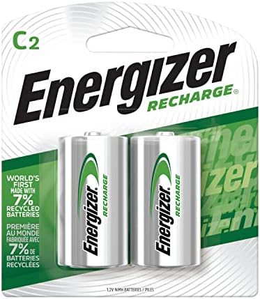 Energizer Recharge Universal D Rechargeable Batteries, 2-Count