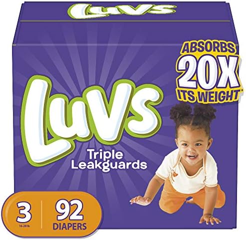 Luvs Diapers Size 3 92 Count