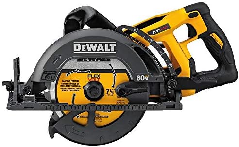 Dewalt DCS577BR FLEXVOLT 60V MAX Lithium-Ion Direct Drive 7-1/4 in. Cordless Worm Drive Style Saw (Tool Only) (Renewed)
