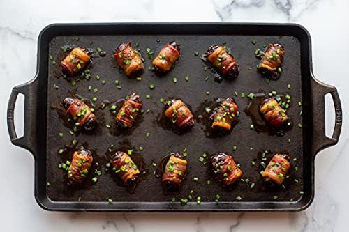 Lodge 15.5"x10.5" Cast Iron Baking Pan, Black