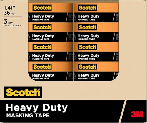 24‐Rolls of 1.41” x 60 yds 3M 2020+‐36AP Scotch Orange Heavy Duty Masking Tape