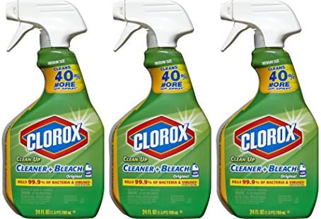 Clorox Clean-Up Bleach Cleaner Spray Value 24 Fl Oz (Pack of 3)