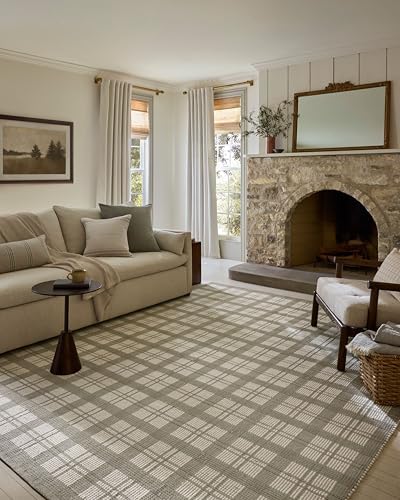 Loloi Magnolia Home by Joanna Gaines Ryder Collection RYD-01 Sage/Ivory 7'-9" x 9'-9" Area Rug