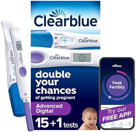 Clearblue Advanced Digital Ovulation Test Kit, 16 Ct