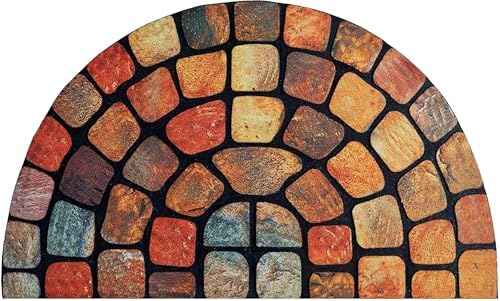 ubdyo Unique in Style Front Door Mat - Low Pile Front Door Mat Outside Entrance - Muddy Dirt Trapping Welcome Matt Outdoor - Rubber Backing Anti Slip Indoor Doormat Entrance, 30" x 17"