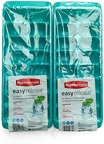 Rubbermaid Easy Release Ice Cube Trays - Set of 2 - (Teal)