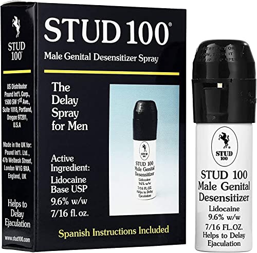 Stud 100 Male Genital Desensitizer Spray, 7/16- Fl. Ounce Box (Pack of 1)
