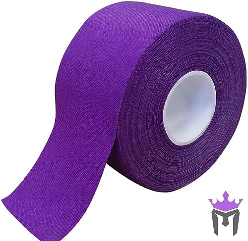 Meister 15Yd x 1.5" Premium Athletic Trainer's Tape for Sports and Medical (50% Longer) - Purple - 32 Rolls