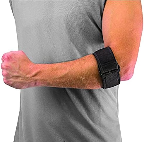 Mueller Tennis Elbow Support, One Size Fits Most (Pack of 1)