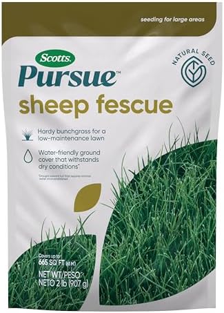 Scotts Pursue Sheep Fescue with Natural Seed, Seeding for Large Areas, 2 lbs.