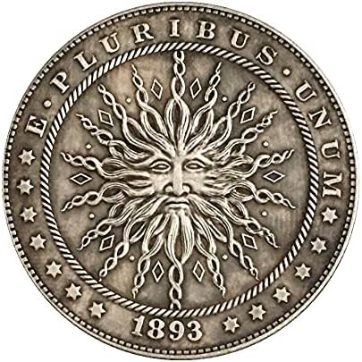 38Mm Antique Dollar Coin American Morgan Coin 1893-S Crafts