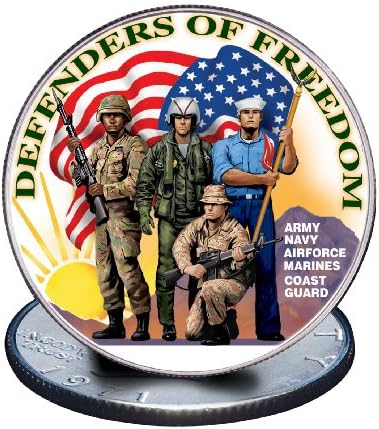 American Coin Treasures Defenders of Freedom Eisenhower Dollar