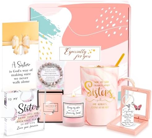 Sister Gifts from Sister Birthday Gifts for Sister Happy Birthday Sisters Gifts from Sister adult Cool Gifts for Sister Little Sister Big Sister Gift Sister Birthday Gifts Ideas Sister Christmas Gifts