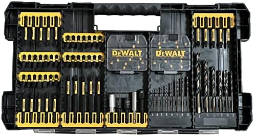 DEWALT Screwdriver and Drill Bit Set (FlexTorq impact Driver bit set 100pc)