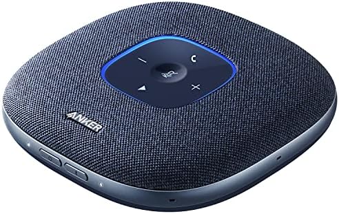 Anker PowerConf S3 Bluetooth Speakerphone, Enhanced Voice Pickup, 6 Mics, 24H CallTime, Bluetooth 5, App Control, USB C, Conference Speaker Compatible with Leading Platforms, Ideal for Home Office