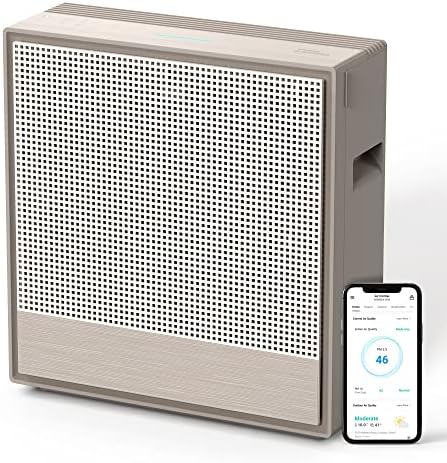 COWAY Air Purifiers for Home Large Room Up to 930 ft², Washable Pre-Filter and True HEPA Filter for Smoke, Allergies, Pet Dander, Odor, AQI, App Control, Smart & Rapid Mode, 3yr Warranty, 250S