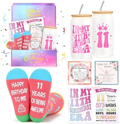 11 Year Old Girl Gifts Birthday Gifts for 11 Year Old Girls Happy 11th Birthday Decorations for Girls Cool Stuff for 11 Year Olds Girl 11 Year Old Gift Ideas Cute Presents for 11 Year Old Girls