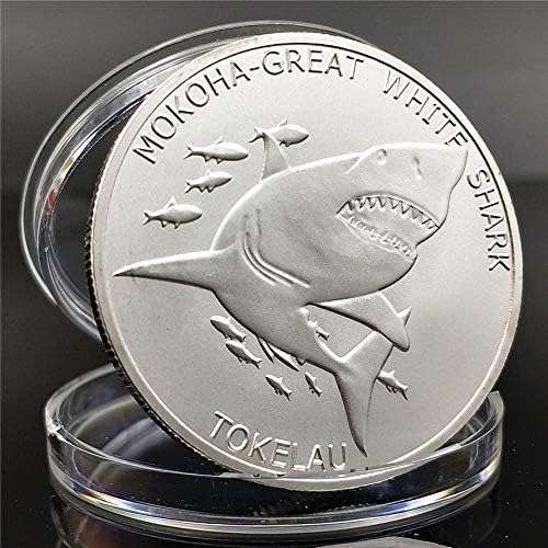 Animal Coins Shark Coins Commemorative Coins Cryptocurrency Replicas Amateur Collectibles Home Decor Crafts Souvenirs