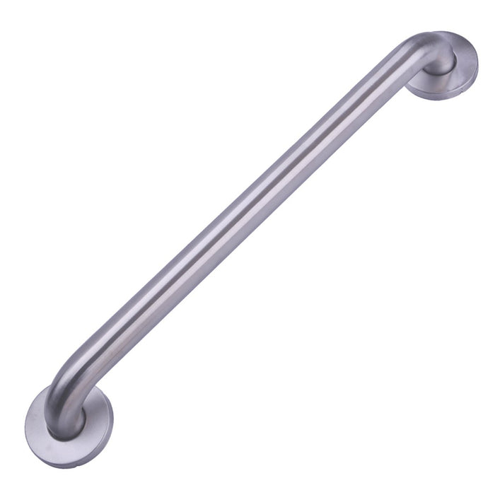Amazon Basics Bathroom Handicap Safety Grab Bar, 24 Inch Length, 1.25 Inch Diameter, Holds up to 500LBs, ADA Compliant, Stainless Steel