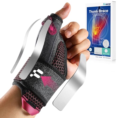 Wrist Brace & Thumb Stabilizer, Carpal Tunnel, De Quervain's Tenosynovitis, Tendonitis, Arthritis Support, Thumb Splint for Pain Relief, Women and Men (Left Hand, L/XL)