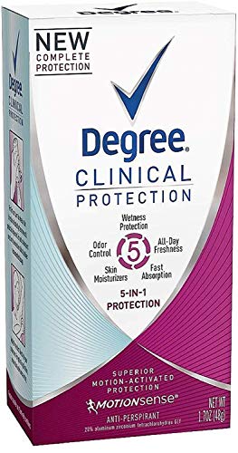 Degree Clinical Protection 5-in-1 Antiperspirant 1.70 oz (4 Pack)