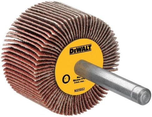 DEWALT DAFE1H0610 3-Inch by 1-Inch by 1/4-Inch HP 60g Flap Wheel