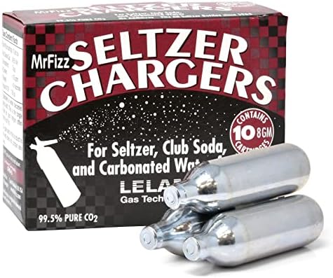 Leland 8-gram CO2 Seltzer Soda Cartridges, 40ct