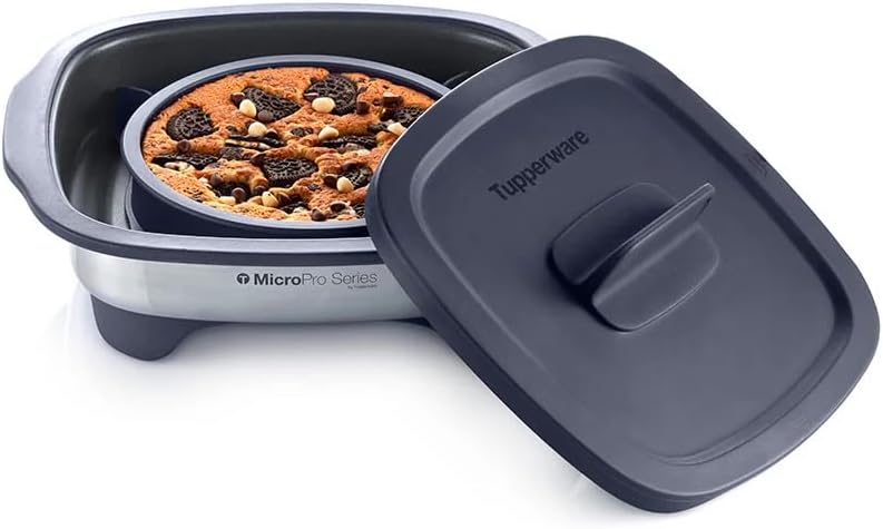 Tupperware MicroPro Grill, Indoor Grilling, Baking and Frying in the Microwave