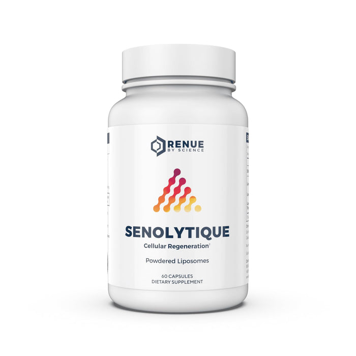 Renue By Science Senolytique Senolytic Supplements | 60 Capsules with Fisetin (35mg) Quercetin (78mg) & Spermidine (3mg) per Serving | Liposomal Formula | Manufactured in The USA & Third-Party Tested