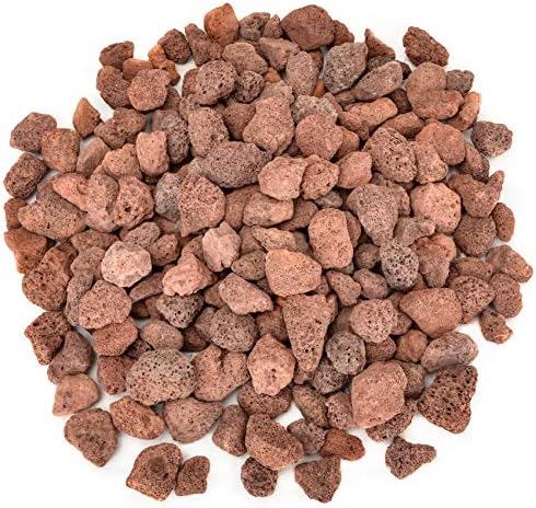 Stanbroil Lava Rock Granules, Decorative Landscaping for Fire Bowls, Fire Pits, Gas Log Sets, Indoor or Outdoor Fireplaces - 10 Pounds(1 1/5" - 2")