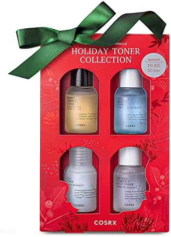 COSRX Holiday Vibes Mini Toner Set – 4-in-1 Skincare Gift for Oily & Combo Skin