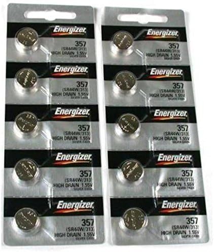 10 357 / 303 Energizer Batteries SR44SW SR44W LR44