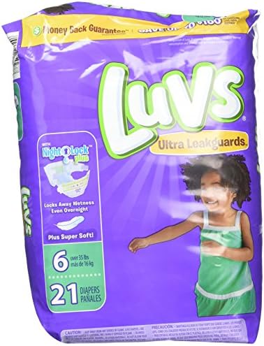 Luvs Stage 6 Disposable Diaper, 21 Ct