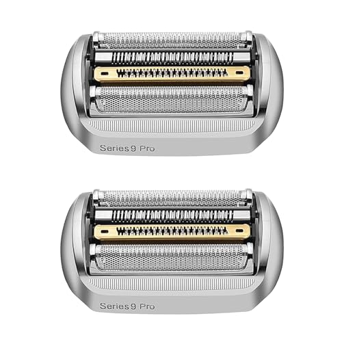 2Packs 94M Series 9 Pro Electric Replacement Shaver Head Accessories Electric Shaver Compatible with Braun Series 9 9290cc, 9291cc, 9370cc, 9376cc, 9293s, 9260s, 9295cc, 9385cc,(Upgraded ver.)