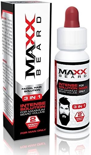 -#1 Beard Growth Solution, Natural Solution for Maximum Beard Volume-2 Month Supply