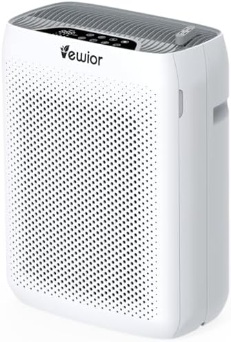 VEWIOR Air Purifiers for Home Large Room Up to 3000Sq.ft, H13 HEPA Filter Air Purifier for Bedroom with PM2.5 Display Air Quality Sensor, Sleep Mode, Timer, Air Cleaner for Smoket